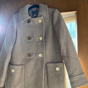 J. Crew Stadium Cloth Wool Coat, size 6